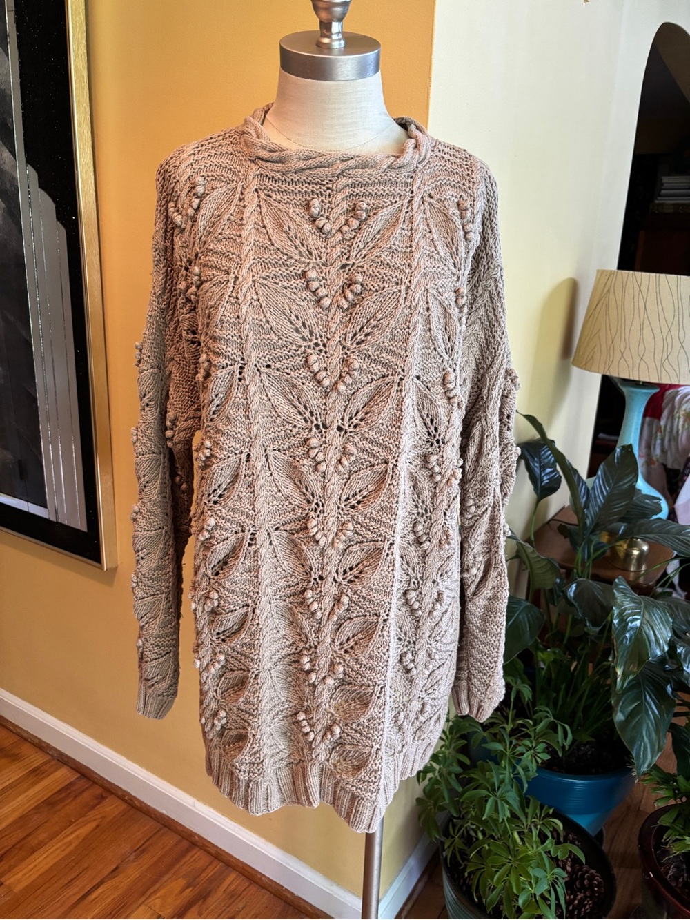 vintage express pullover sweater